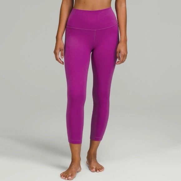 Lululemon Align High-Rise Crop 23" in Vivid Plum - Picture 1 of 8
